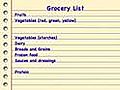 HowtoMakeaHealthyGroceryList