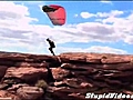 ParagliderHasRoughTakeoff