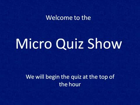 MicroQuizShow7152011