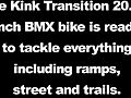 Kink2012TransitionBMXBikeGray2075Inch