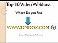 Top10videowebhost