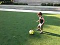 Larsplayingfootball