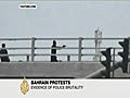 Bahrainprotestershitbyteargas
