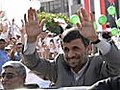 AhmadinejadboostsHezbollahwithLebanonvisit