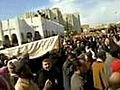 Libyanprotestersattendfuneral