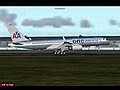 BrusselsAirportTrafficAmericanAirlinesB757departingviaRWY02