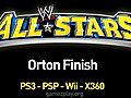 WWEAllstarsvideogameOrtonFinishPS3PSPWiiX360