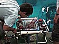 UnderwaterRobotsCompeteinNASAAstronautTrainingTank