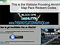 GetBlackOpsAnnihilationMapPack3RedeemCodesforXBOX360