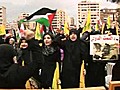 HezbollahsupportersinLebanonrallyagainstIsraels