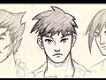 howtodrawManga3differentfacesmale