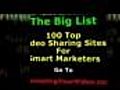 SmartMarketersUseVideoSharingSites