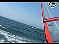 WindsurfplaningtwovideocamerasinHamanakoJapan
