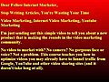 VideoMarketingInternetVideoMarketingYoutubeMarketing