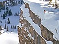 SkierJamiePierresWorldRecordCliffDrop
