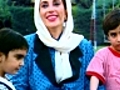 UnefemmeendangerunportraitdeBenazirBhutto