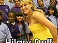 HilaryDuffvisitsschoolchildreninBocaRaton
