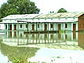BrahmaputrarisingAssamschoolsunderwater