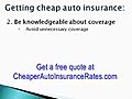 AffordableAutoInsuranceHowToGetCHEAPCarInsurance