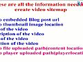 Createvideositemapforvideoembeddedfromvideosharingsites