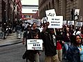 Studentsmarchtoprotesteducationcuts